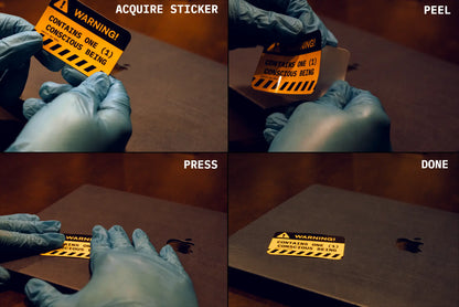 Brand Mark Sticker — Regular Human Co. Official Seal — 3 in Waterproof Vinyl