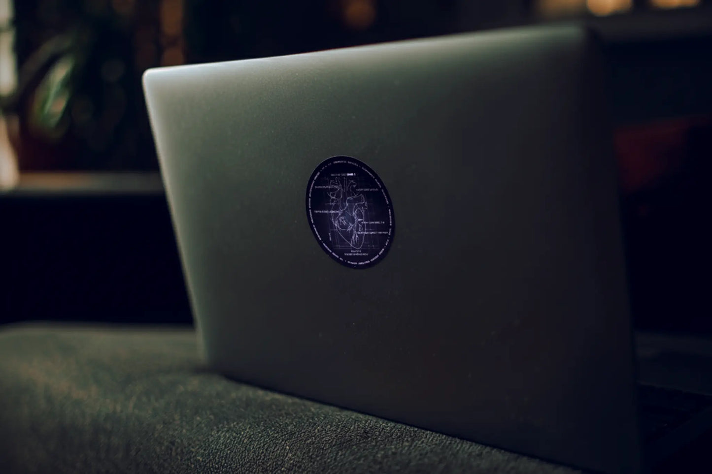 Blueprint Heart Sticker — “PRIMARY EMOTIONAL FAILURE POINT” — 3 in Waterproof Vinyl