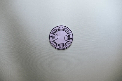 Brand Mark Sticker — Regular Human Co. Official Seal — 3 in Waterproof Vinyl