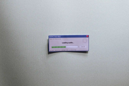 Qualia Progress Bar Sticker — “Cognitive Process 54%” — 4×1 in Waterproof Vinyl