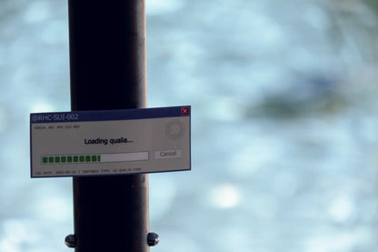 Qualia Progress Bar Sticker — “Cognitive Process 54%” — 4×1 in Waterproof Vinyl